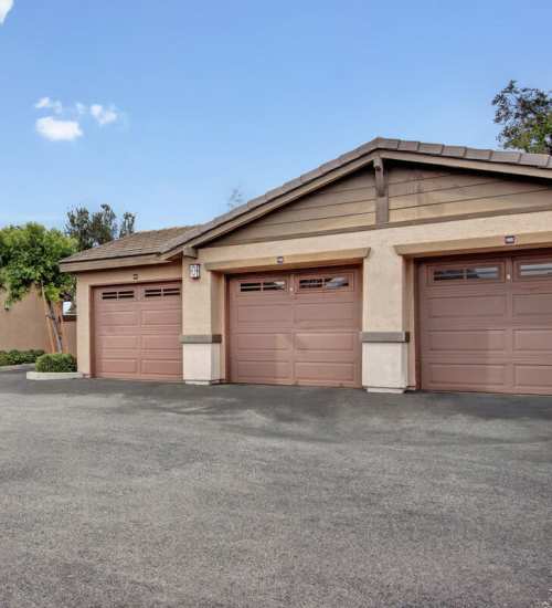 Garages at Rivers Edge in Lake Elsinore, California