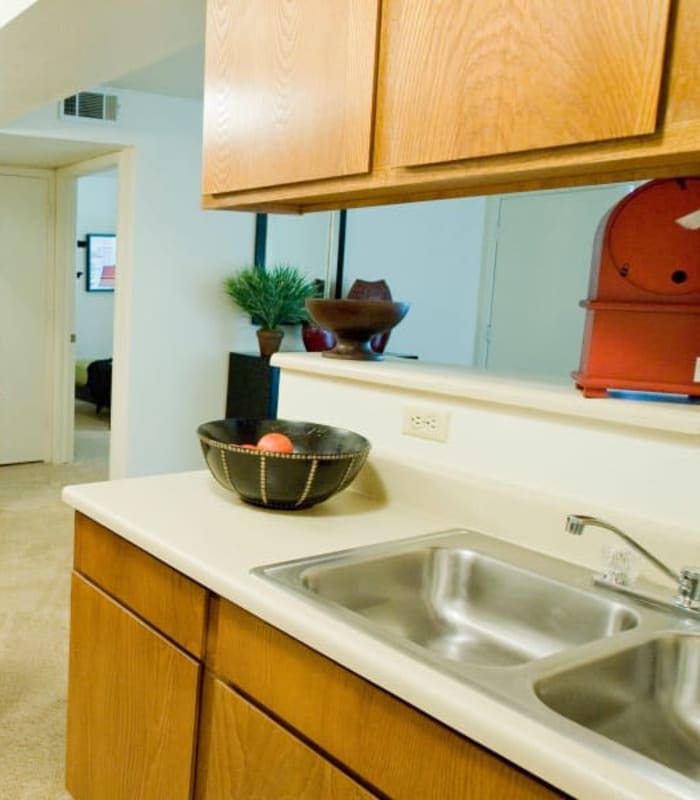 Modern kitchen at Boulder Ridge in Tulsa, Oklahoma