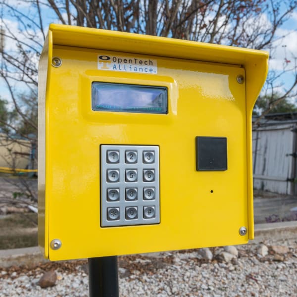 Keypad at Security Self-Storage in San Antonio, Texas
