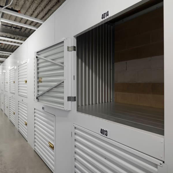 Small climate-controlled units at StorQuest Self Storage in Paramount, California