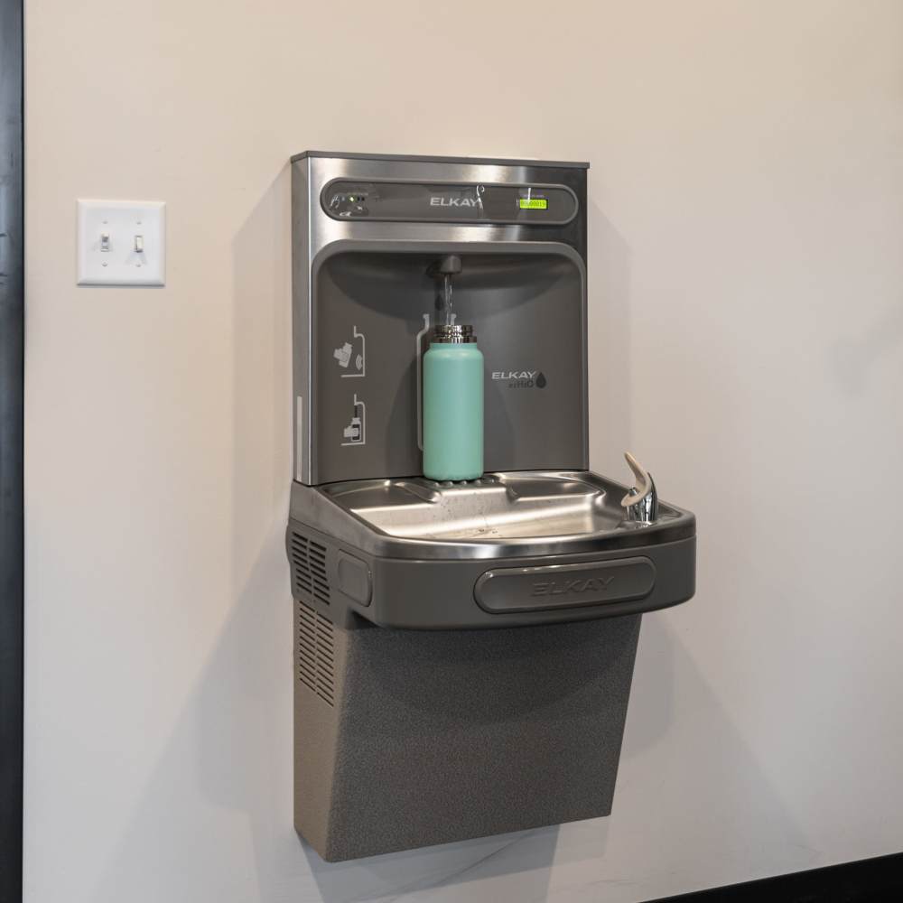 Bottle filling station at The Uptown Apartments in Waconia, Minnesota