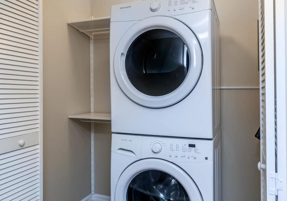 Full size washer and dryer at Adagio at Westshore Palms in Tampa, Florida