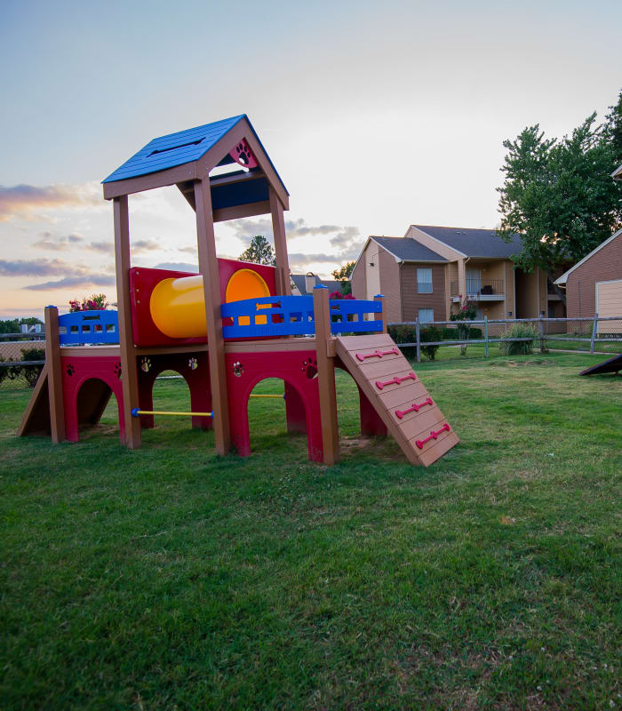Dog playground at Windsail Apartments in Tulsa, Oklahoma
