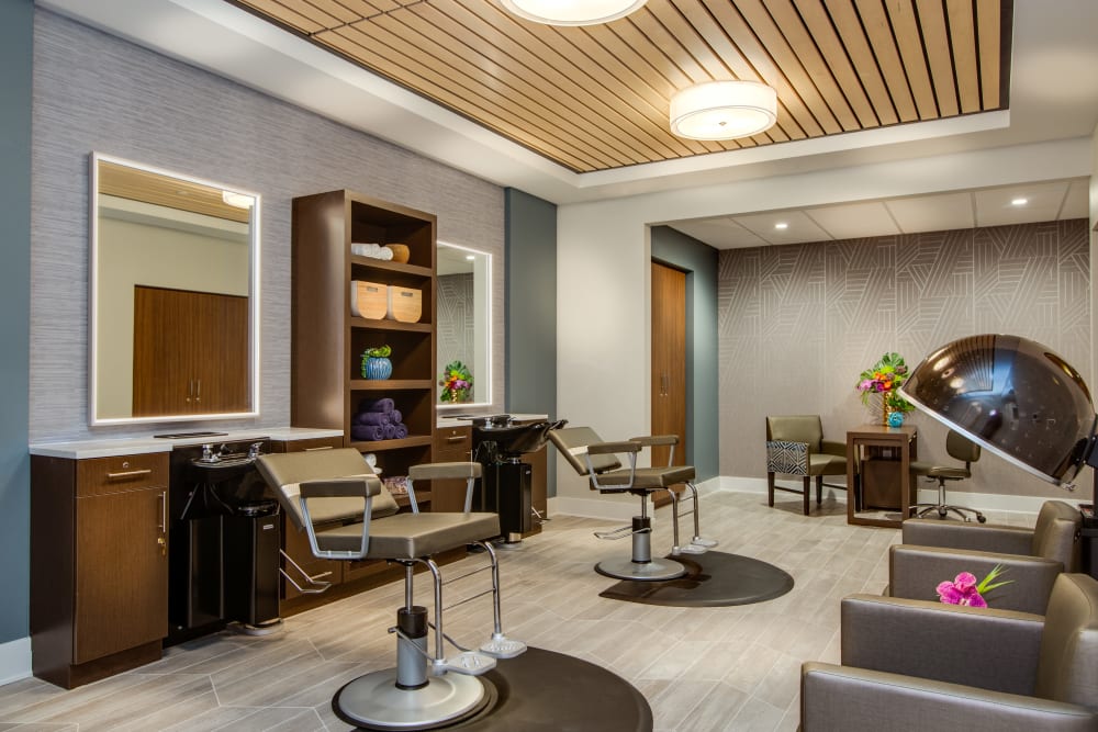 high-end hair salon at Sage Glendale in Glendale, California