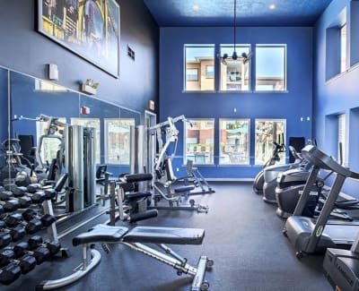 Fitness center at Morgan at North Shore in Pittsburgh, PA