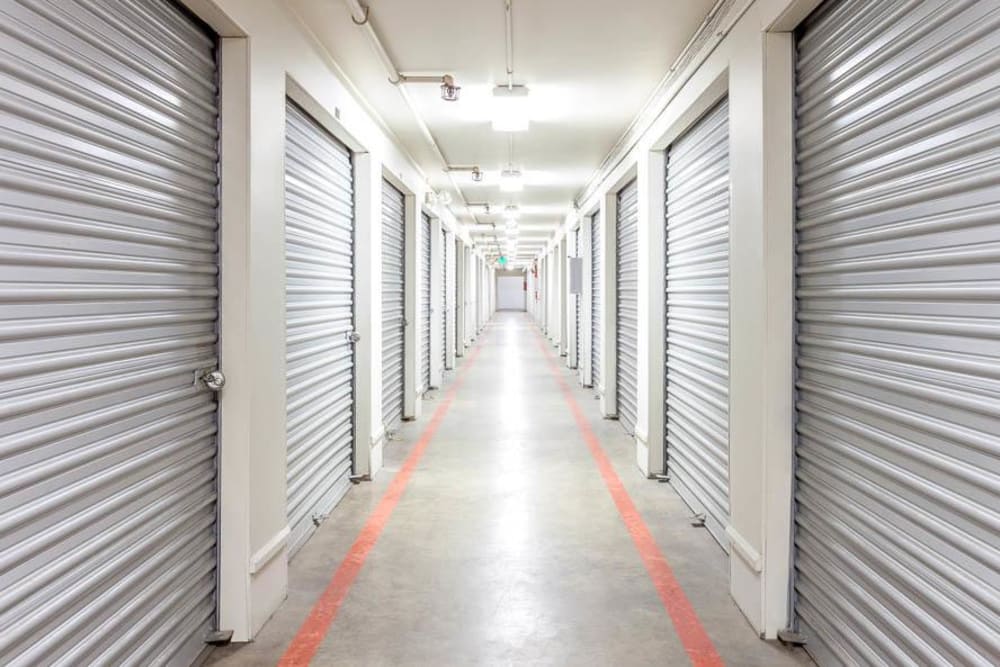 Indoor units at Factoria Security Self Storage in Bellevue, Washington.