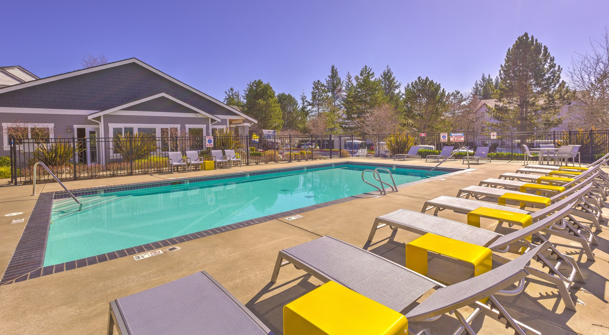 Cascade Ridge features a relaxing pool and hot tub, in Silverdale, Washington
