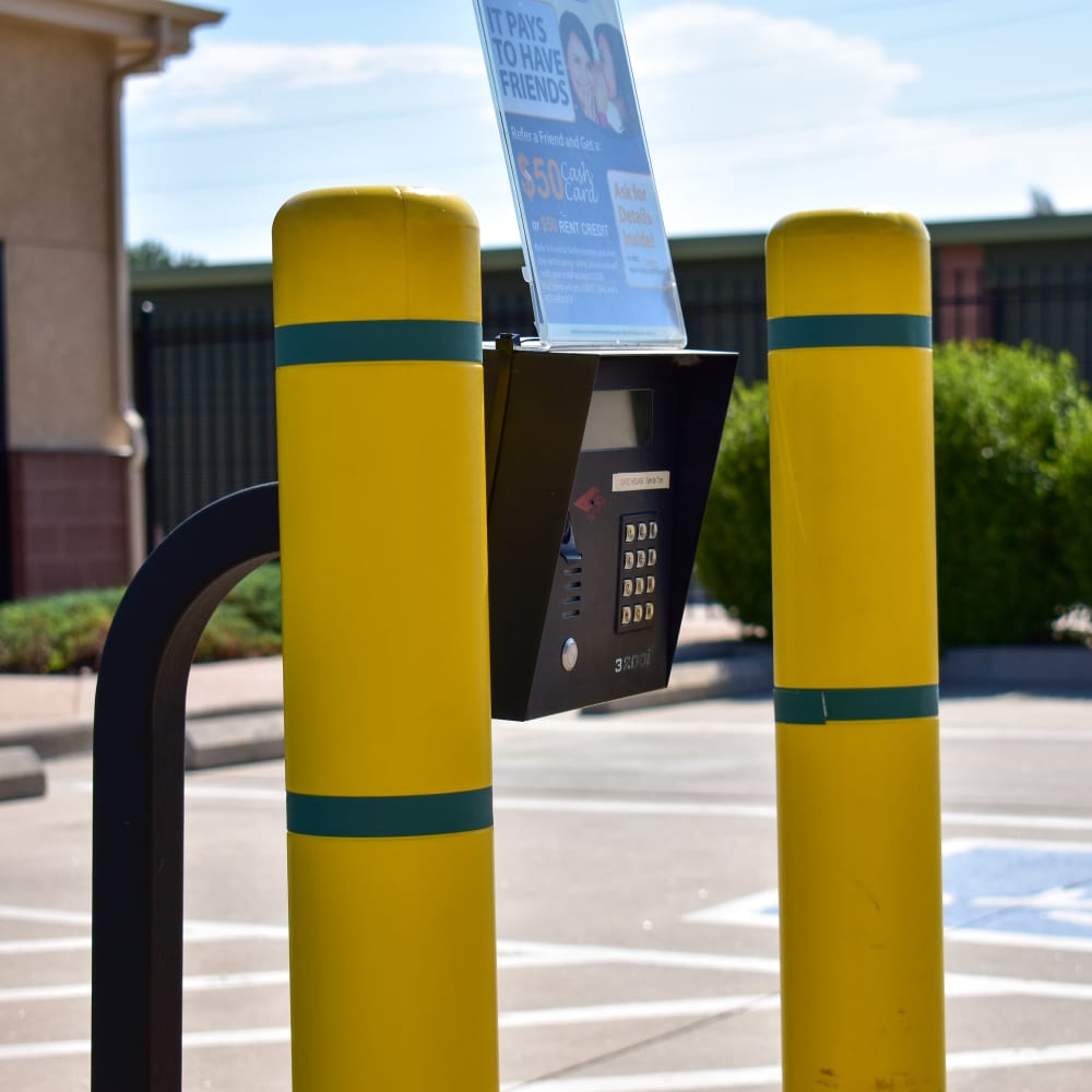 Keypad entry at STOR-N-LOCK Self Storage in Fort Collins, Colorado