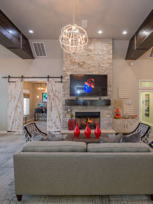 Clubhouse lounge at The Park on Westpointe in Yukon, Oklahoma