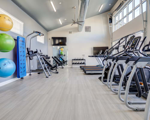 Exercise machine at  The Towne at Northgate Apartments in Colorado Springs, Colorado