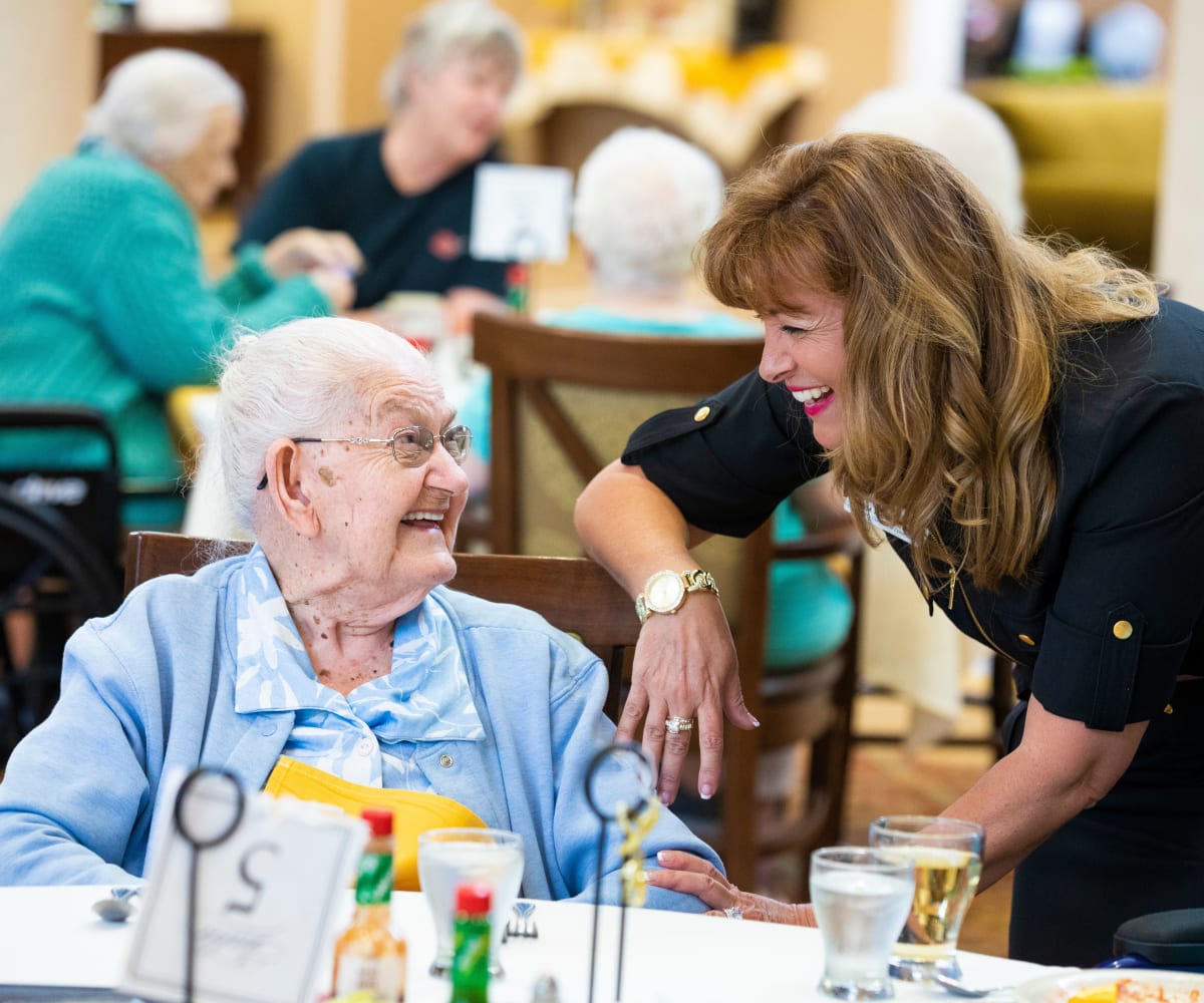 Assisted living services at The Springs At South Biscayne in North Port, Florida