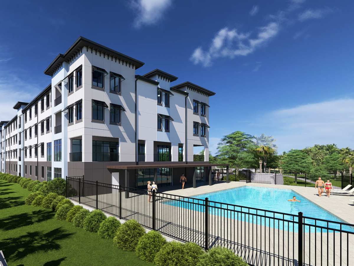 Three woman doing yoga at Imperial 41 in Bonita Springs, Florida