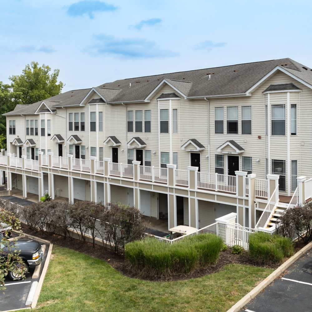 Exterior of apartments at Stanford Place Apartments in Saint Louis,Missouri