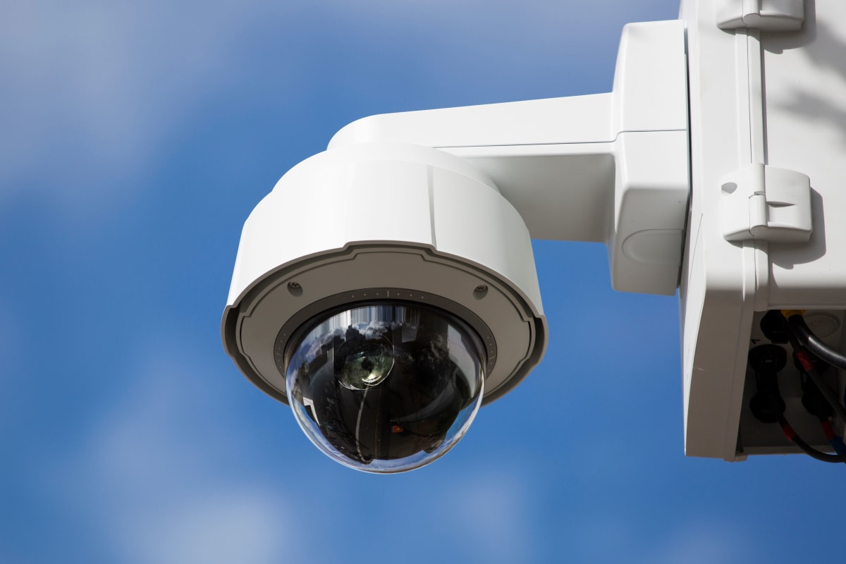 Digital security camera at Stor 4 Dayz in Sanford, Florida