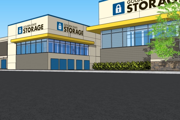 A rendering of Golden State Storage - Blue Diamond in Las Vegas, Nevada