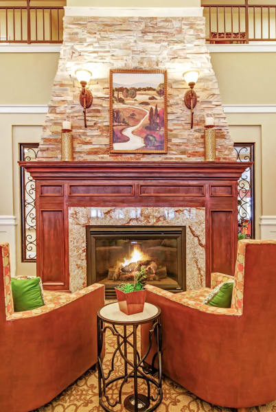 Fireplace at The Commons on Thornton in Stockton, California