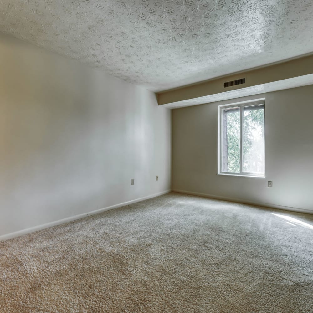 Bedroom in an apartment at Briarcliff Manor, Wheeling, West Virginia