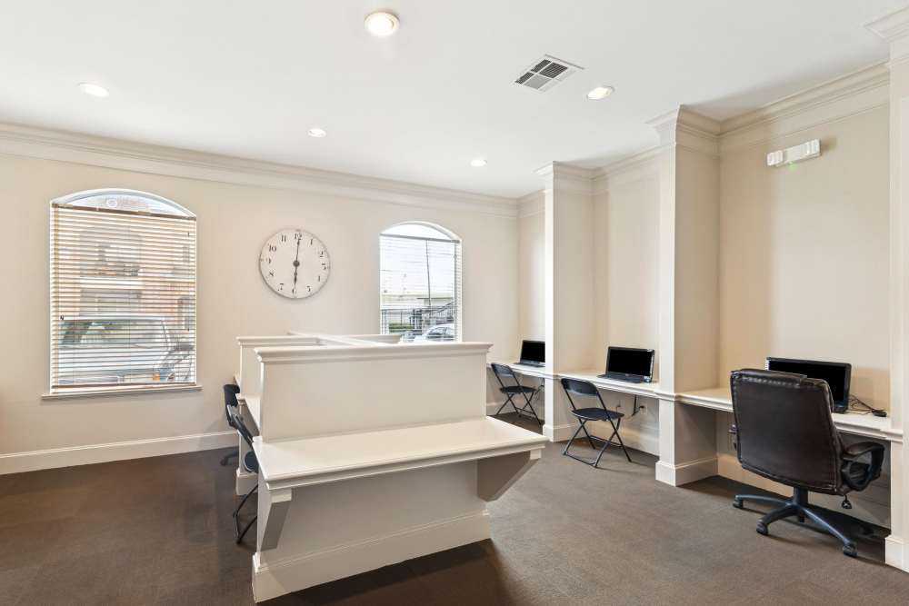 Business center at Mayfair Park, Houston, Texas