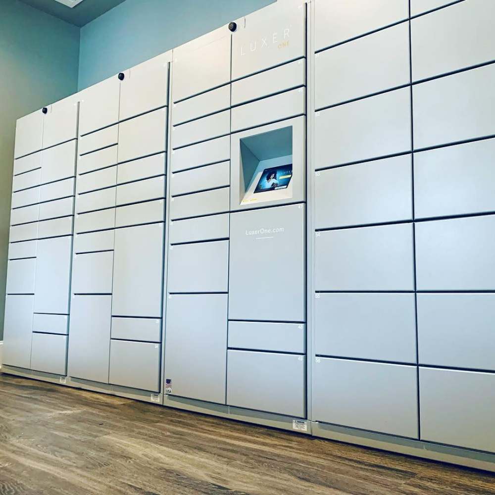 24/7 package lockers at Preserve At Columbus Park in Columbus, Georgia