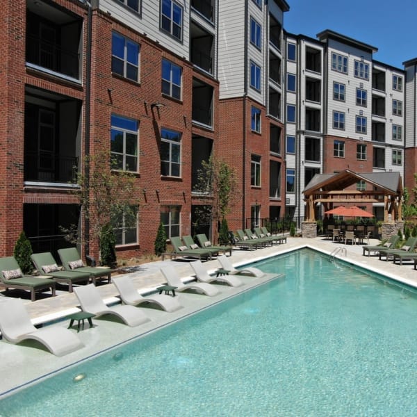 Outdoor pool at The District at Windy Hill in Atlanta, Georgia