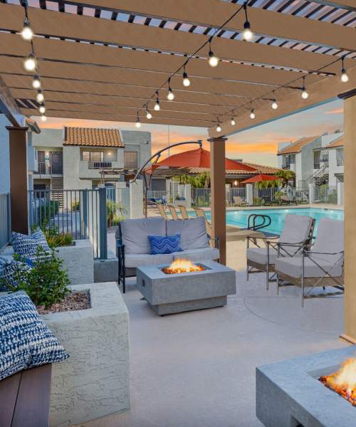 Fitness center at Tatum Place in Scottsdale, Arizona