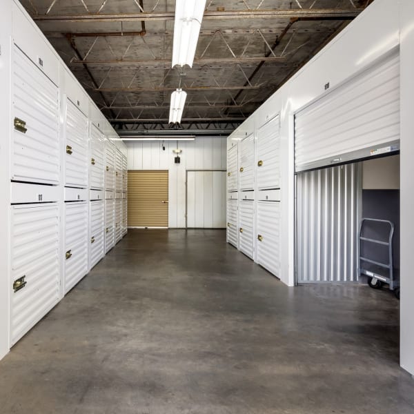 Indoor locker storage units at StorQuest Self Storage in Hilo, Hawaii