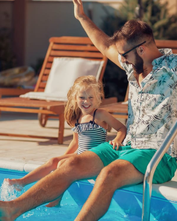 Residents enjoying the pool at Parallel 36 at Liberty in Athens, Alabama