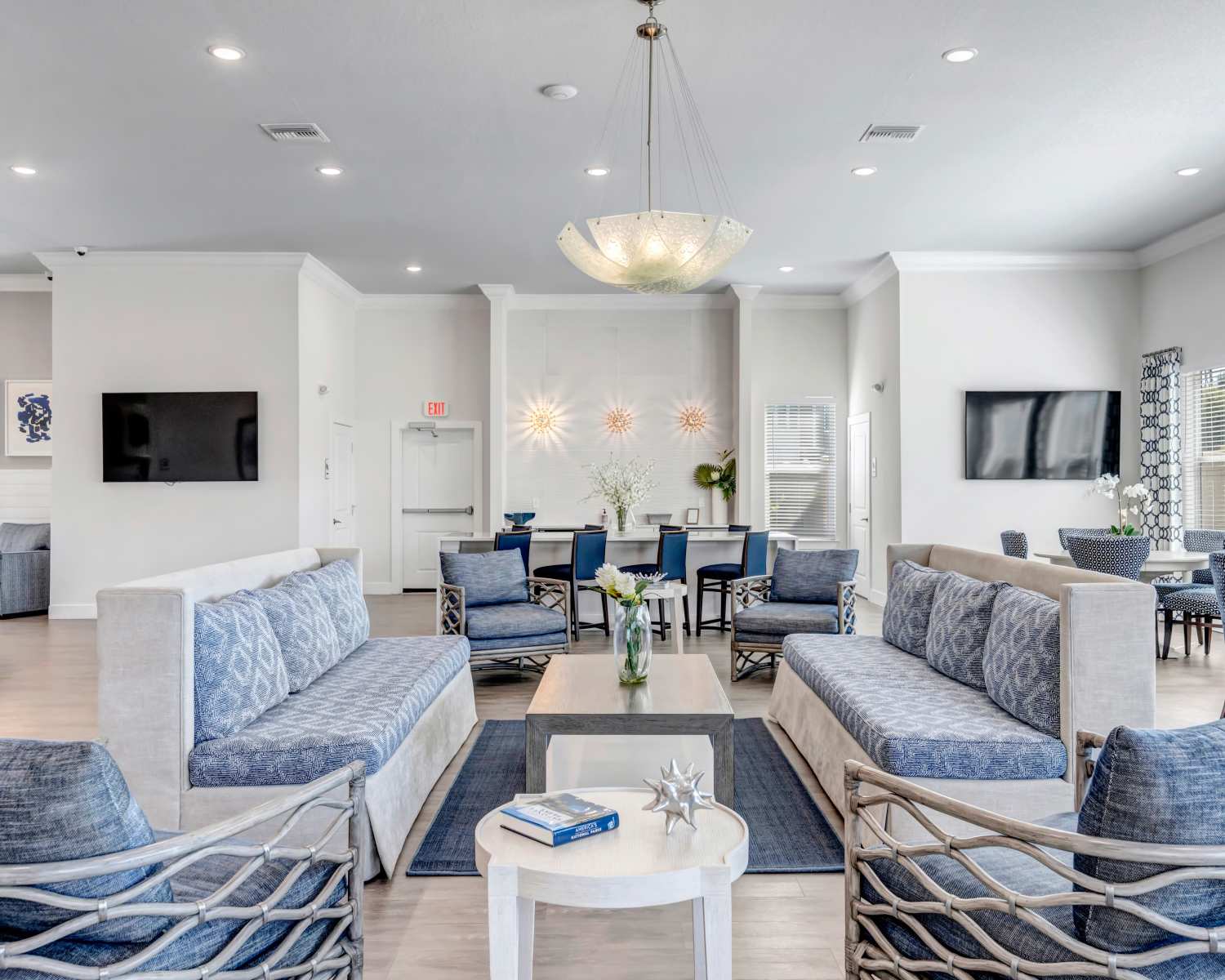 Community clubhouse at The Carlton of Fort Myers in Fort Myers, Florida