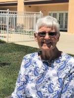 Colleen, resident at Merrill Gardens at Santa Maria in Santa Maria, California. 