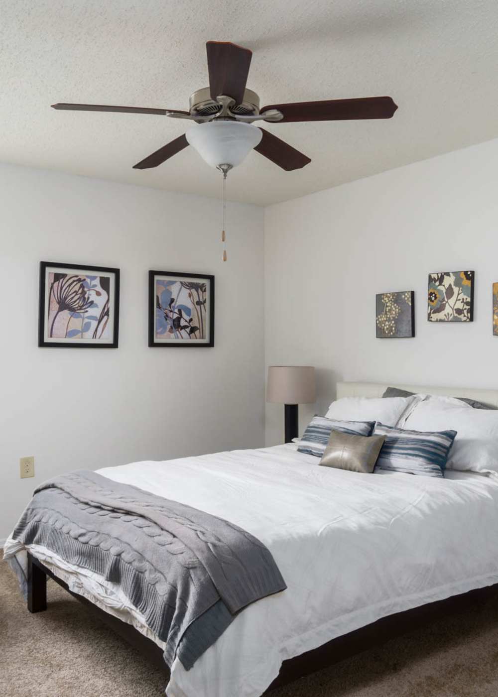Bedroom with a comfortable bed at Paddock Club Apartments in Florence, Kentucky