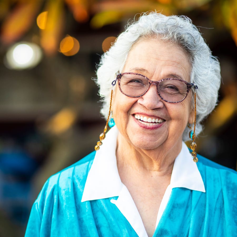 Resident enjoying herself at The Club at Wellington in Wellington, Florida