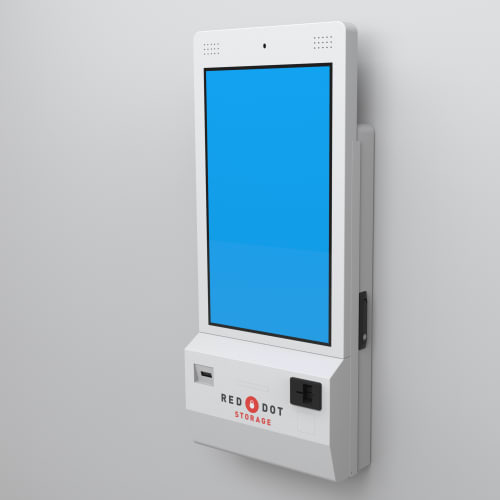A 24-hour rental kiosk at Red Dot Storage in Antioch, Illinois