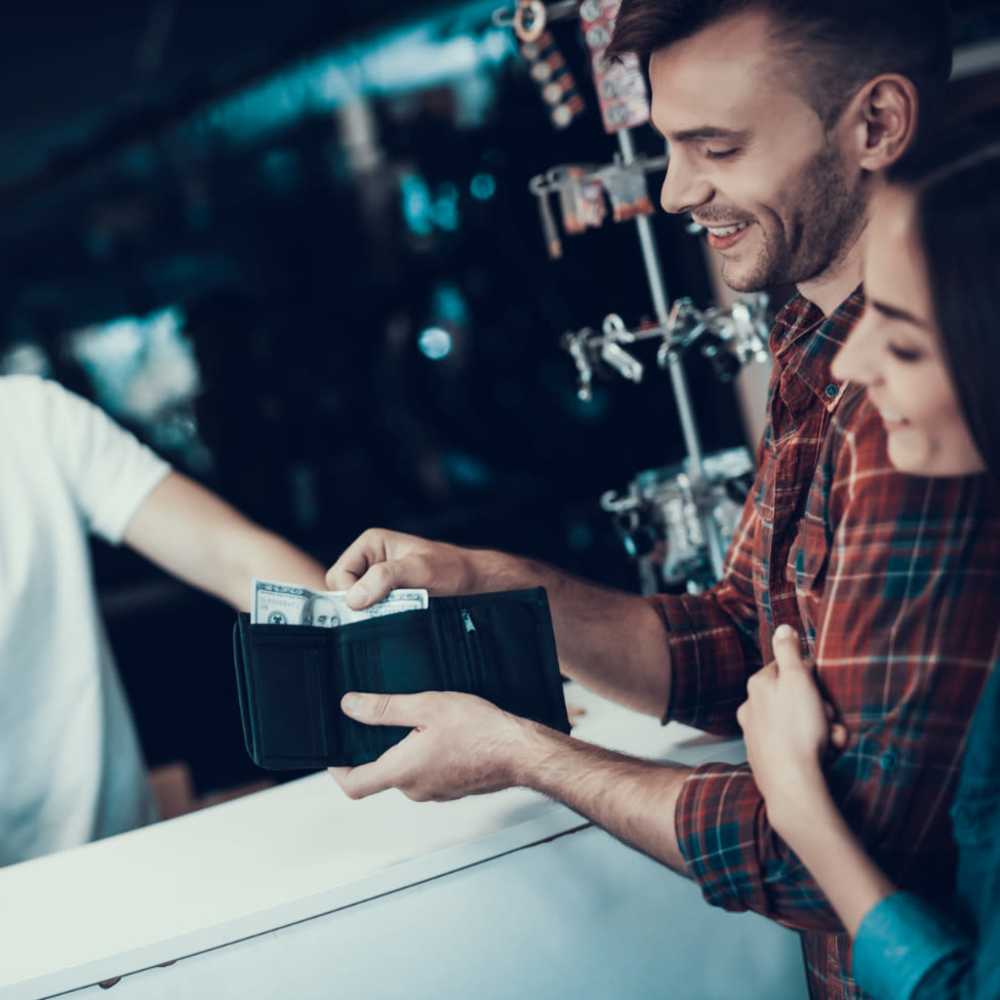Residents shopping near Tucasa Townhomes in Irving, Texas