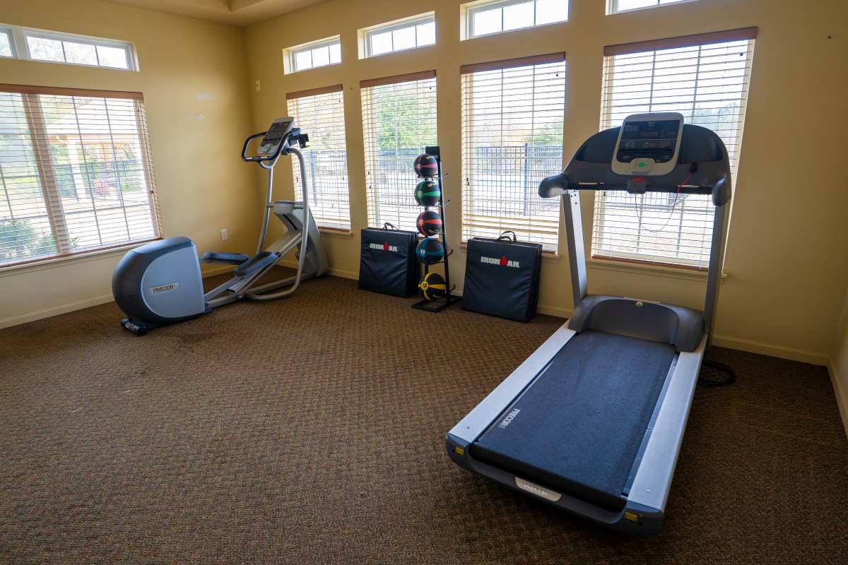 Fitness Center at Jacksonville Pines in Jacksonville, Texas