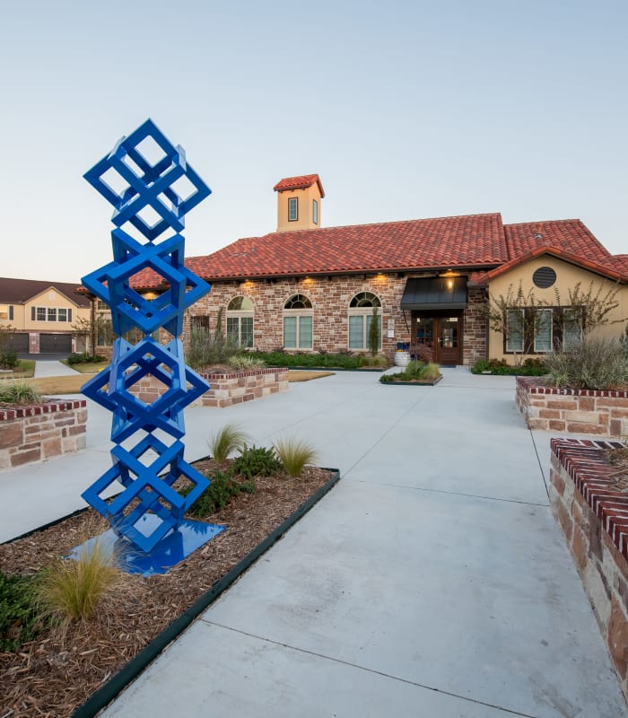 Outside of Portico at Friars Creek Apartments in Temple, Texas