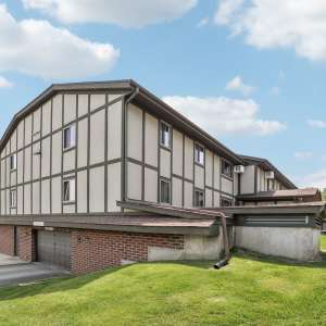 Apartment building at Woodfield Heights Apartments in Waukesha, Wisconsin