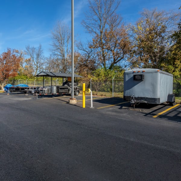 RV and boat parking at StorQuest Economy Self Storage in Trotwood, Ohio