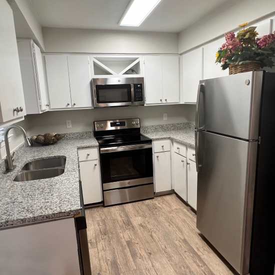 Upgraded Stainless-Steel or Black Kitchen Appliances at The Camaron Townhomes & Flats in San Antonio, Texas
