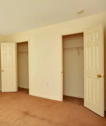 Bedroom closets at Timber Ridge