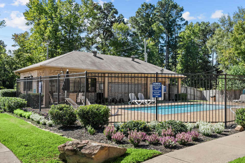 Resort-style pool at Stonegate in Hallsville,Texas