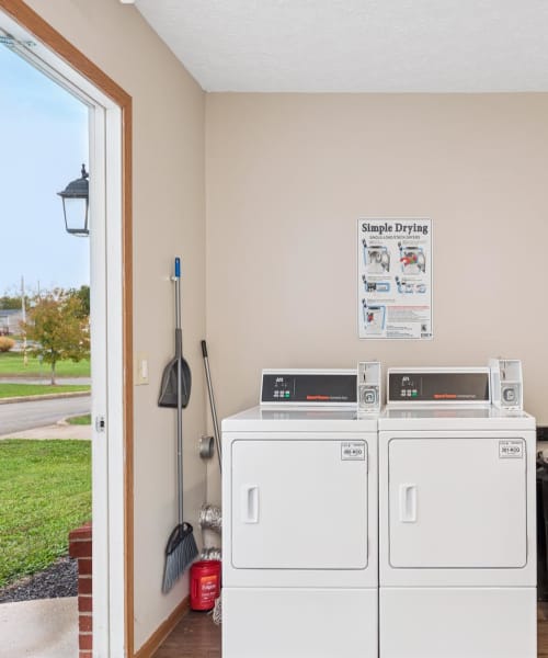 Laundry facility at Webster Glen in Peebles, Ohio