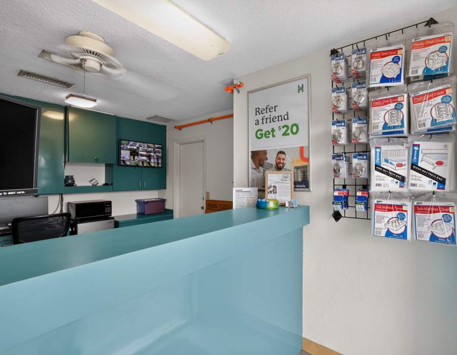 Leasing office at Storage Hub - Clearwater - 66th St in Clearwater, Florida