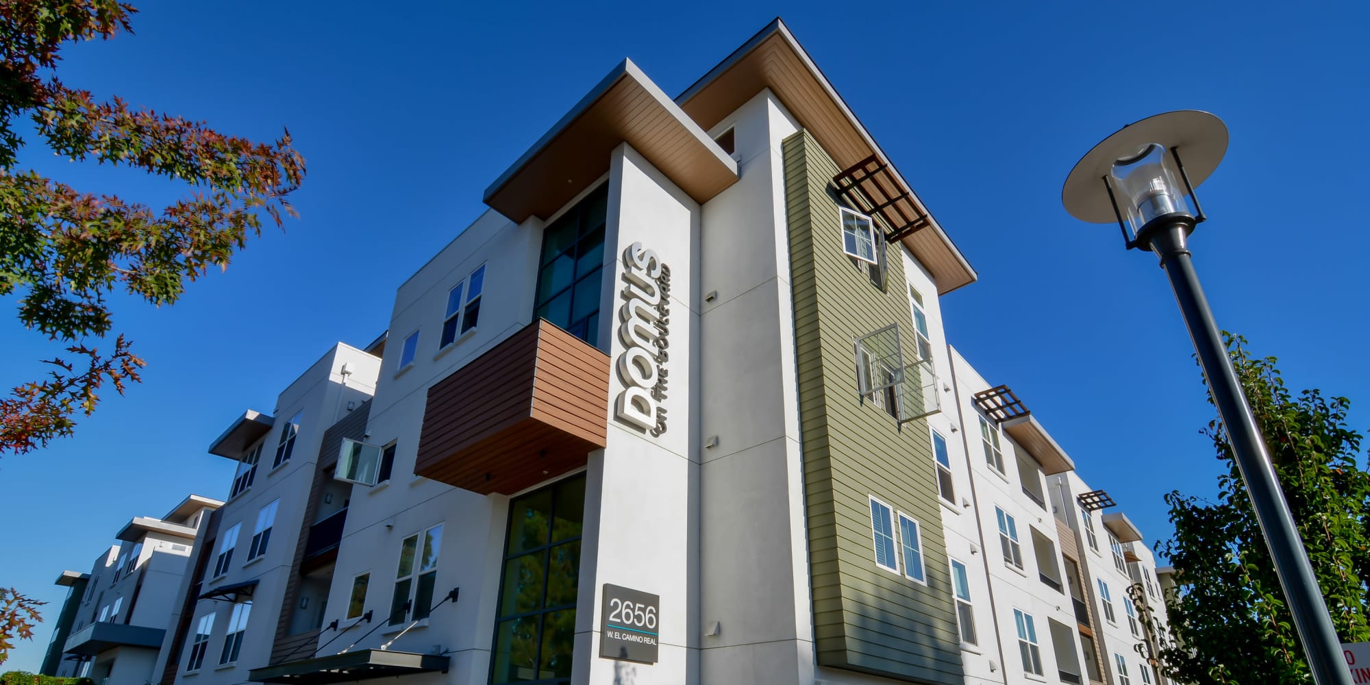 Apartments at Domus on the Boulevard in Mountain View, California