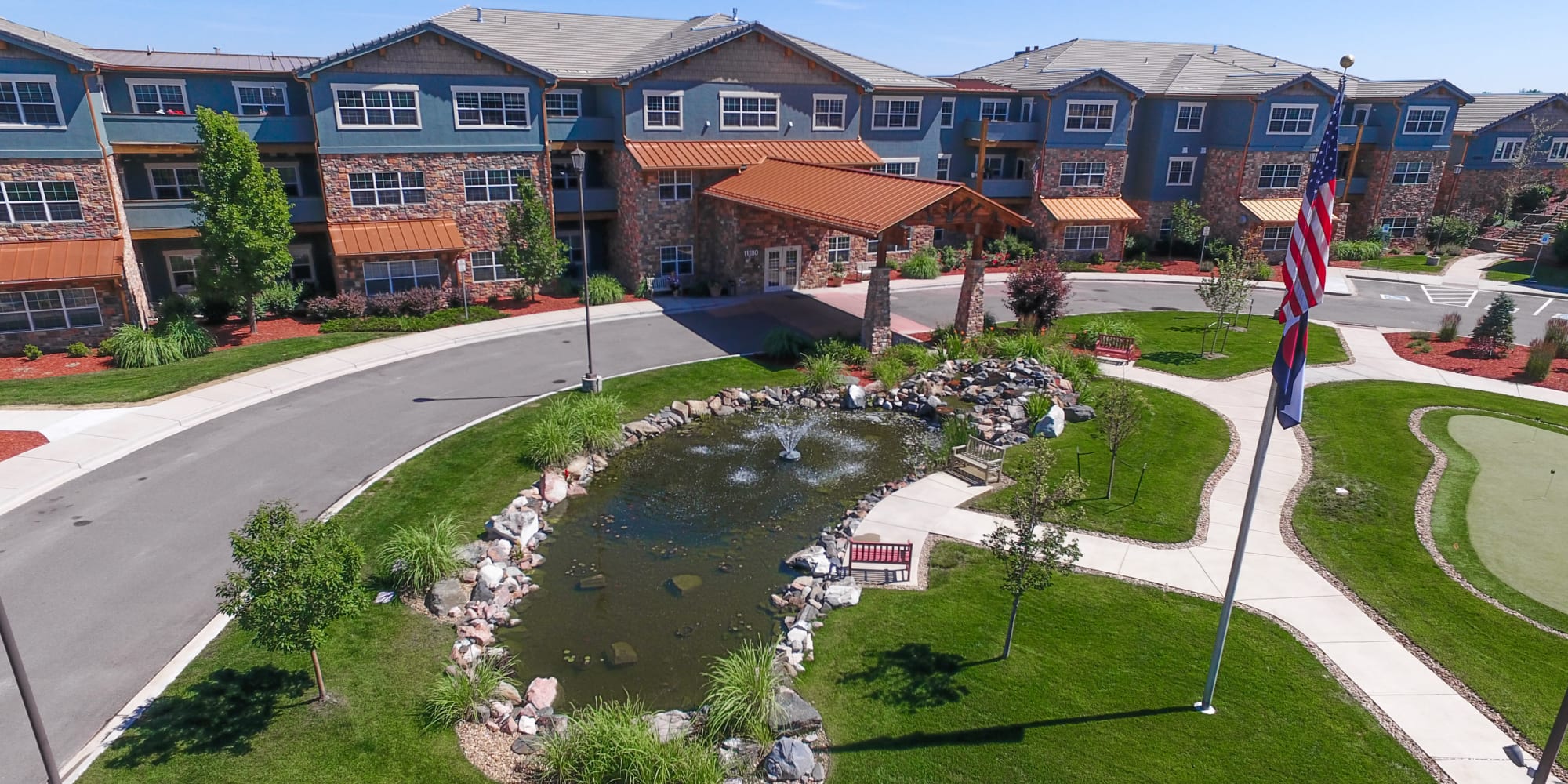 Senior living at Keystone Place at Legacy Ridge in Westminster, Colorado. 