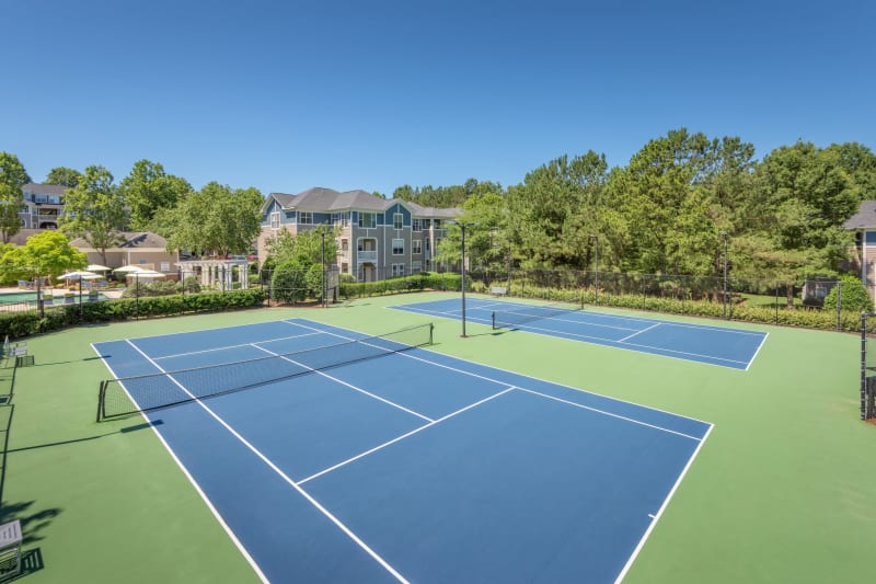 Tennis court at The Mark in Raleigh, North Carolina
