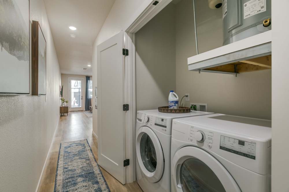 Washer and dryer at Olympus Latitude in Albuquerque, New Mexico