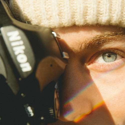 Resident clicking a picture near Haven + Arrow in Rancho Cucamonga, California