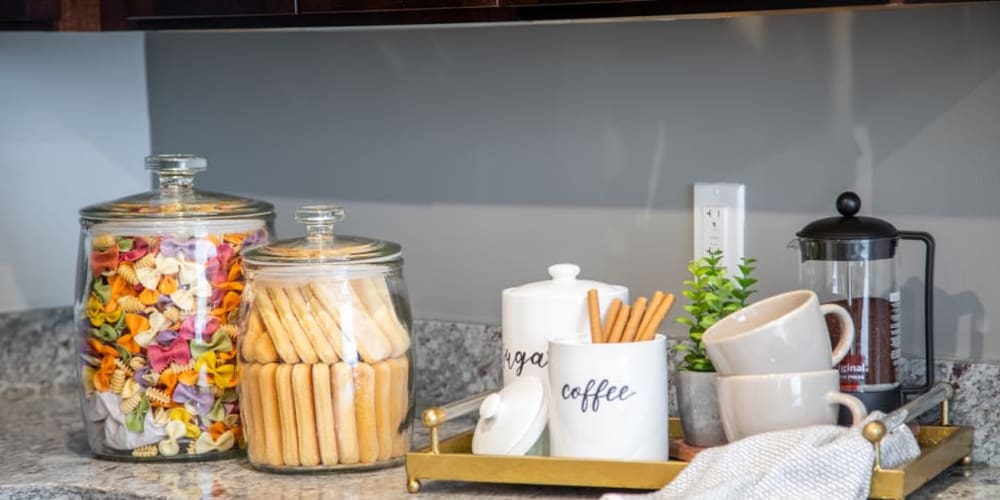 Apartment counter at Anthology of Northville in Northville, Michigan