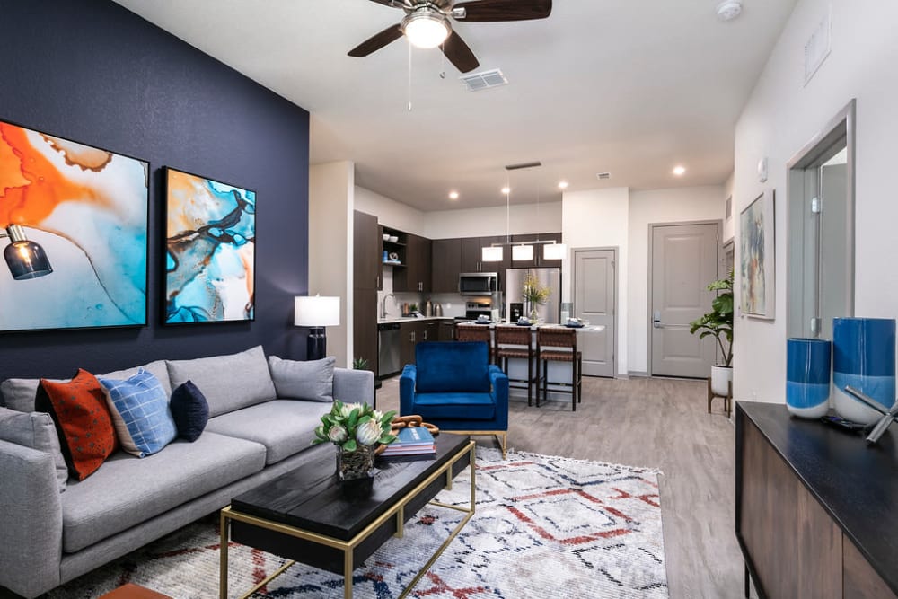 Living room at Integra Crossings in Sanford, Florida