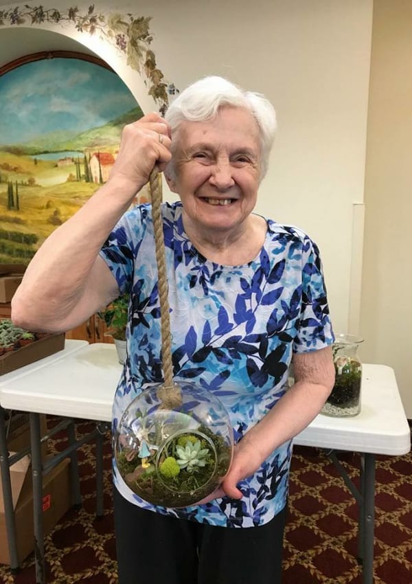 Juniper Springs Senior Living memory care resident